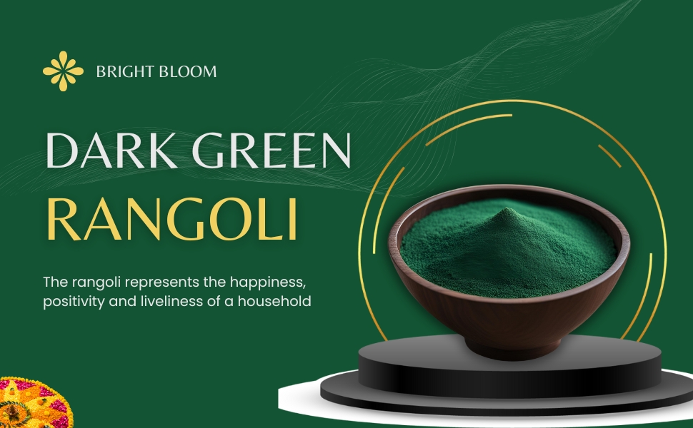 Green Rangoli Color