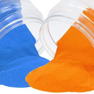 Ashmani Blue And Orange Rangoli