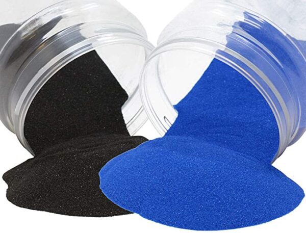 Black And Dark Blue Rangoli Color