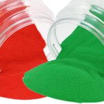 Red And Green Rangoli Color