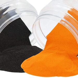 Black Orange Rangoli Colors