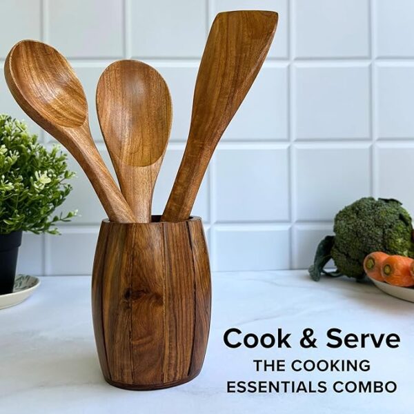 3 Piece Wooden Cooking Tools