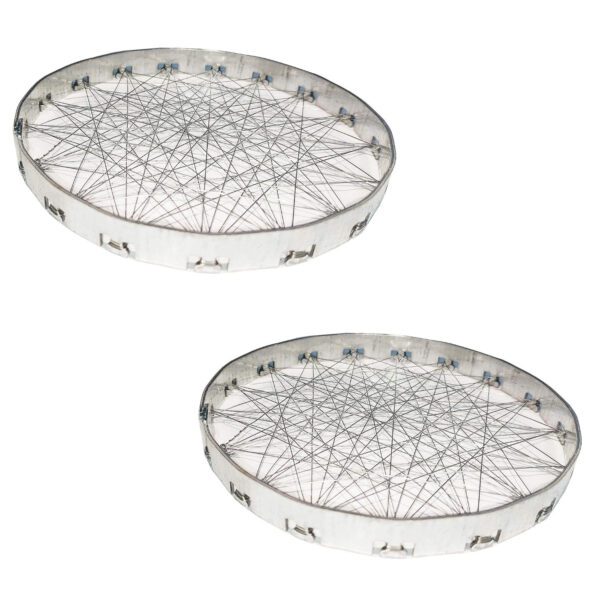 Stainless Steel Chotta Tandoor Lpg Gas Saver Jali Mini Tandoor, Grill Jalli, Barbeque Net pack of 2