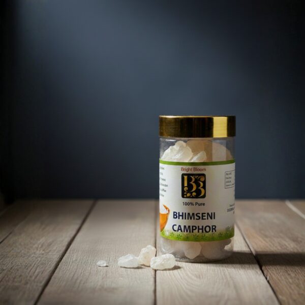 Bhimseni Camphor Kapoor 500 Gram Pack 100% Organic | for Puja, Aromatherapy & Air Freshener | Sweet Fragrance